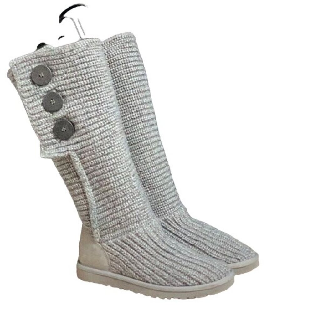 UGG Women's Grey Shoes/Boots/Knee High Size 6 SKU 309 - Picture 1 of 5